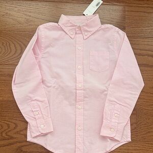 NWT Janie and Jack Light Pink Button-Down Shirt - 5